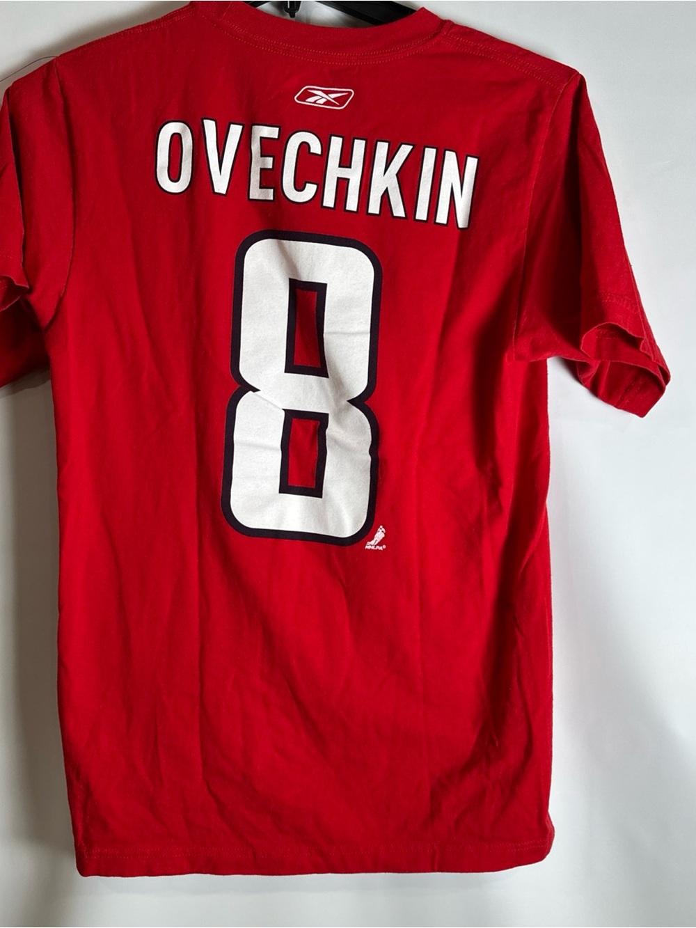 Reebok Red Men's Alex Ovechkin #8 Team Tee
